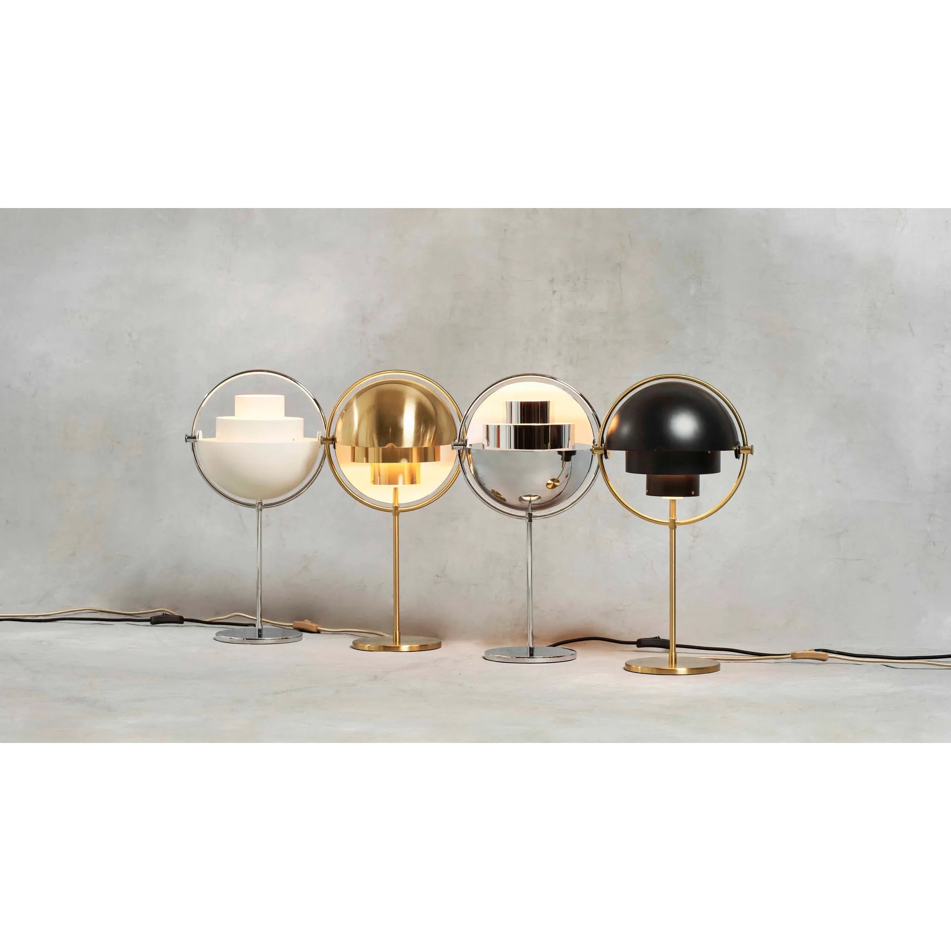 Multi-lite Adjustable Iron Table Lamp