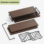 MultiRoom: Classic Wall Shelves – Space-Saving, Sturdy & Floating for Bathroom, Kitchen & Living Spaces