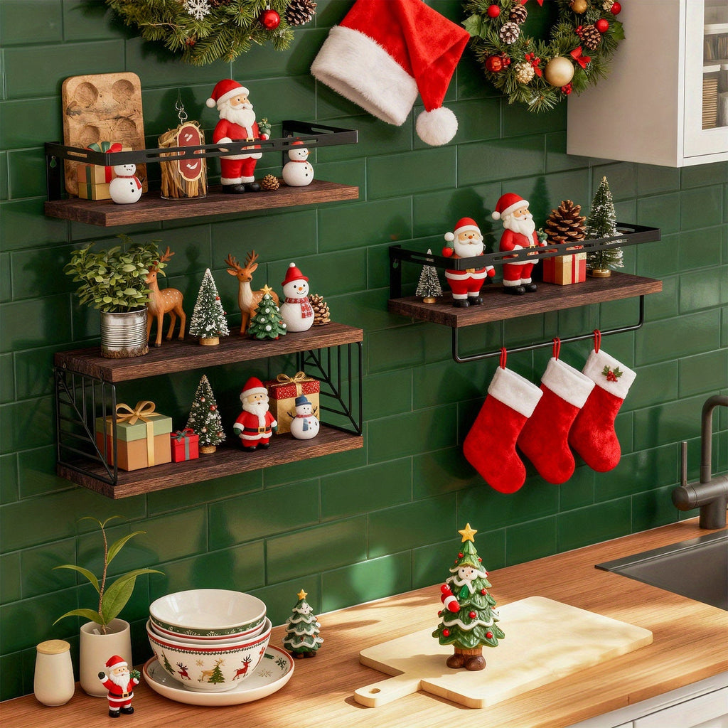 MultiRoom: Classic Wall Shelves – Space-Saving, Sturdy & Floating for Bathroom, Kitchen & Living Spaces