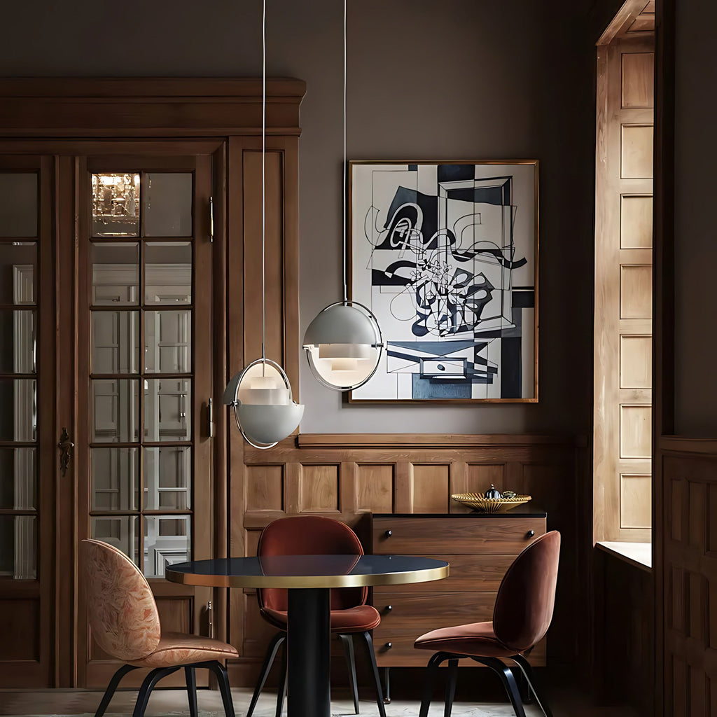 Multi-lite Rotatable Shade Pendant Light