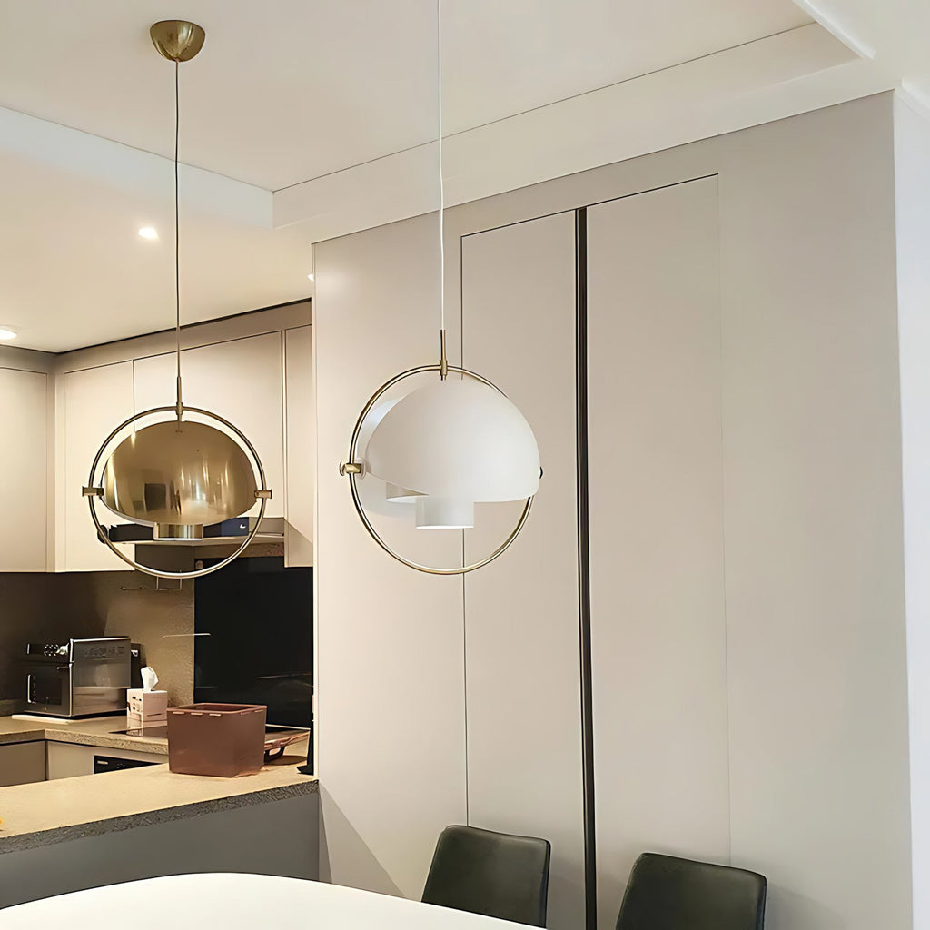 Multi-lite Rotatable Shade Pendant Light