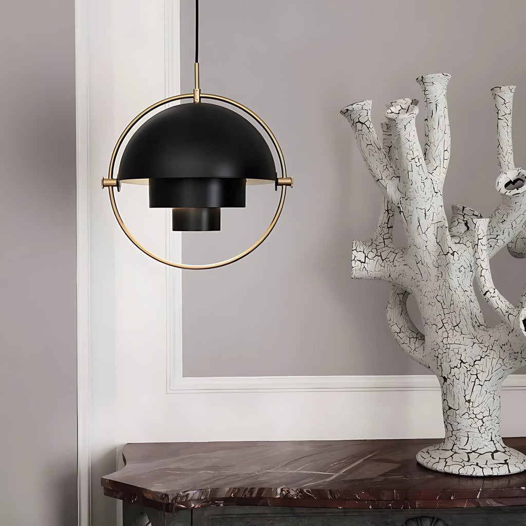 Multi-lite Rotatable Shade Pendant Light