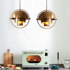 Multi-lite Rotatable Shade Pendant Light