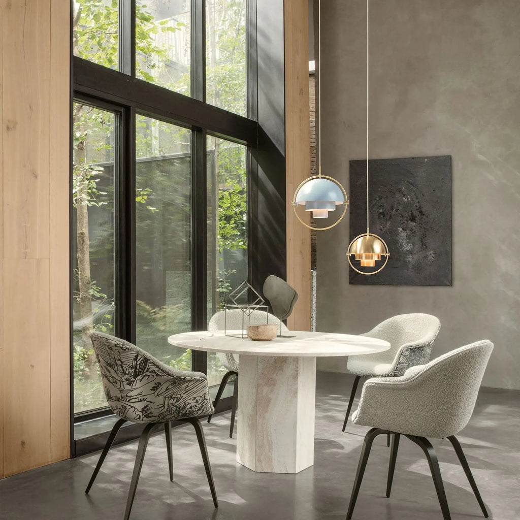 Multi-lite Rotatable Shade Pendant Light