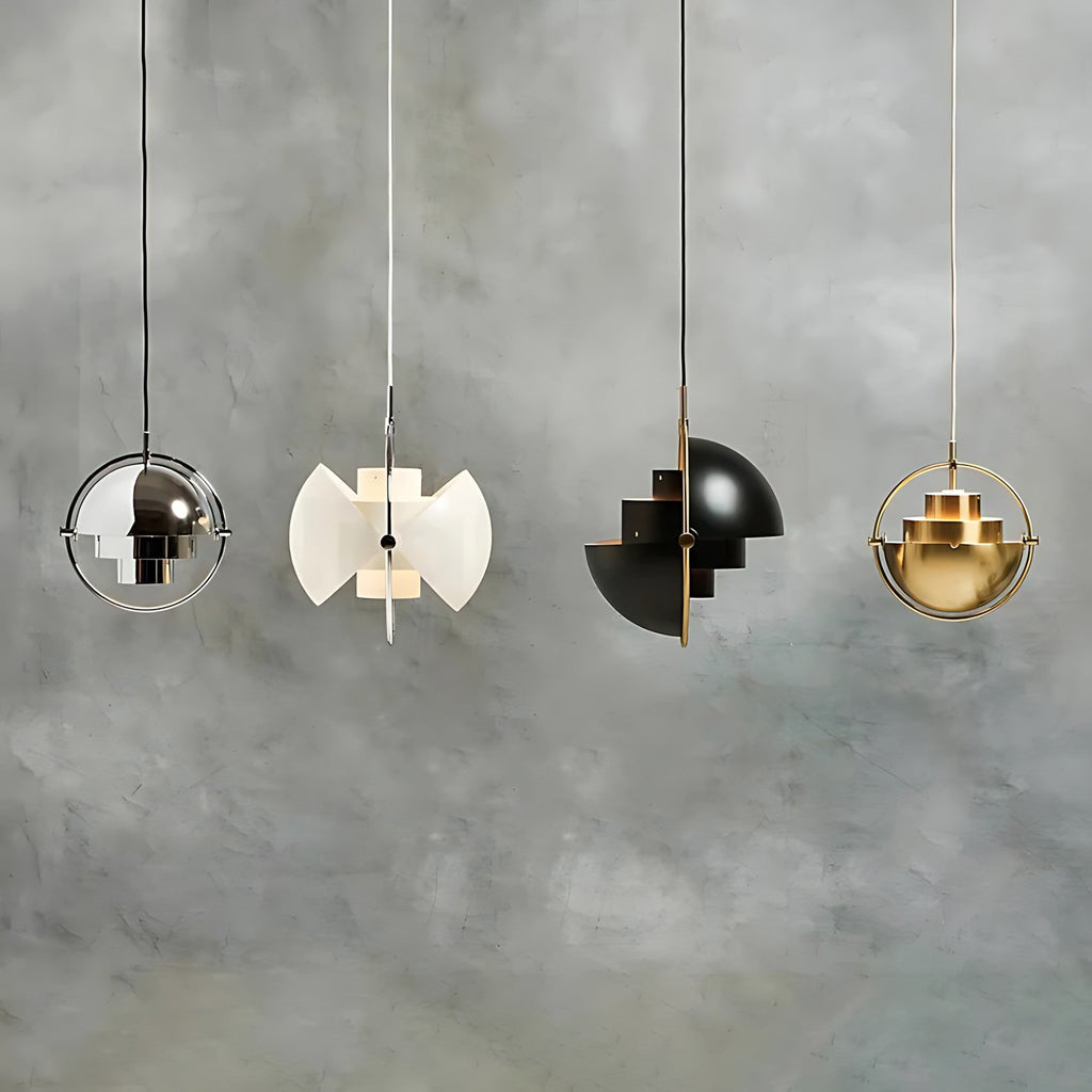 Multi-lite Rotatable Shade Pendant Light