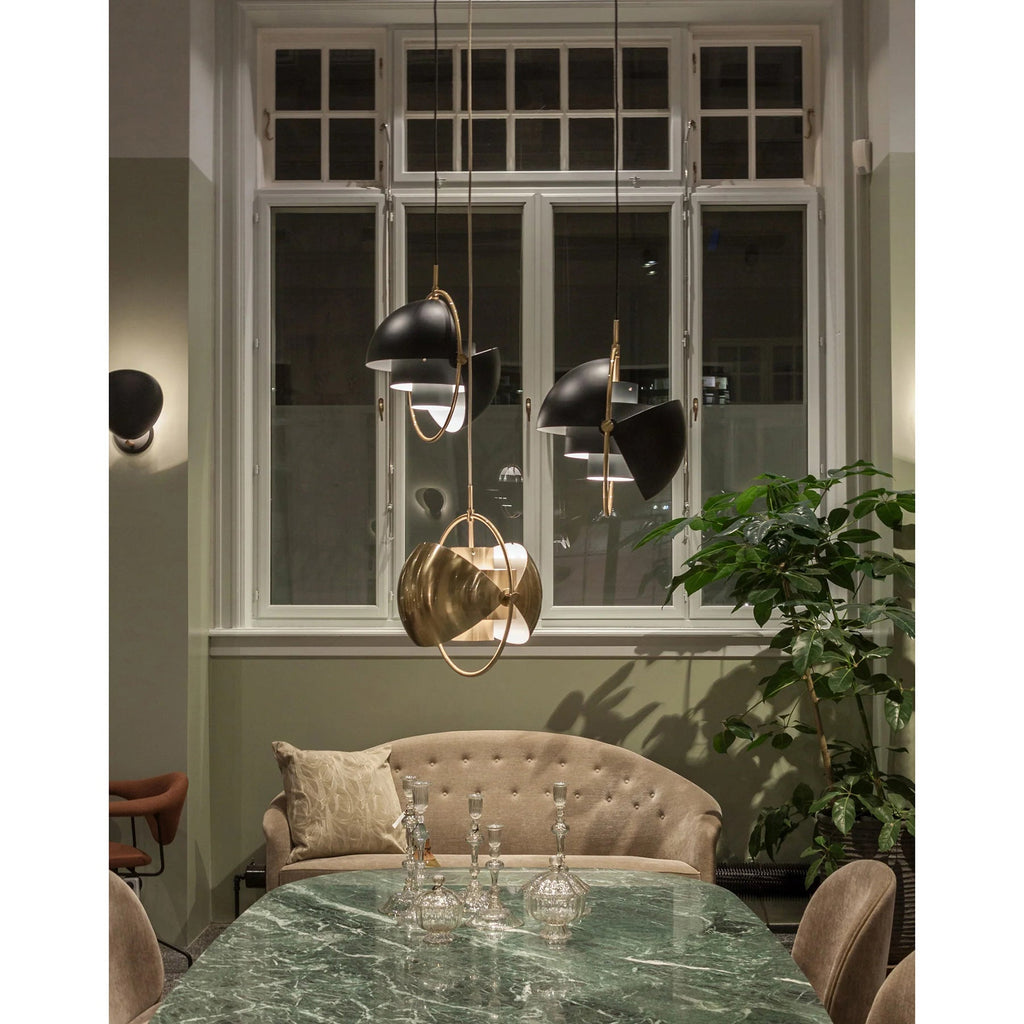 Multi-lite Rotatable Shade Pendant Light
