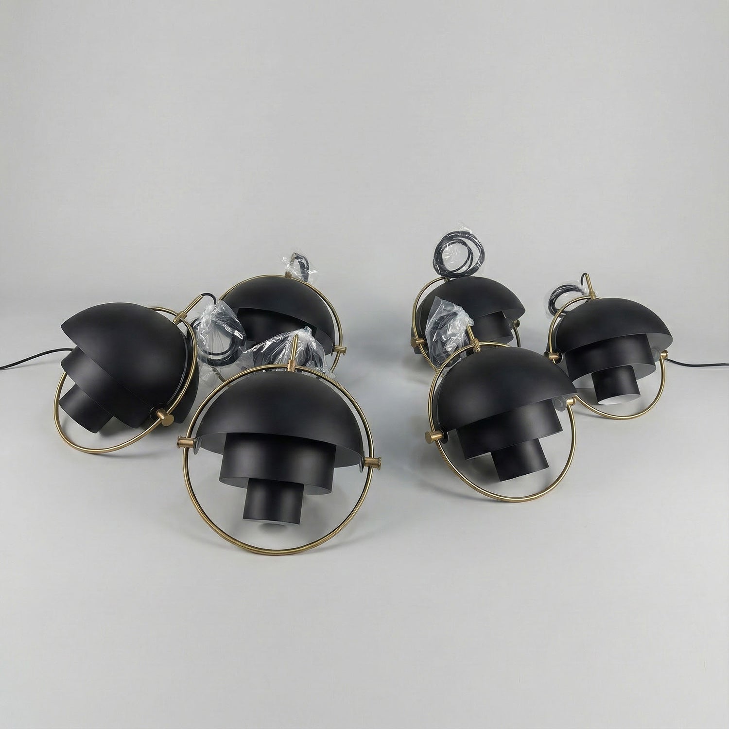 Multi-lite Rotatable Shade Pendant Light