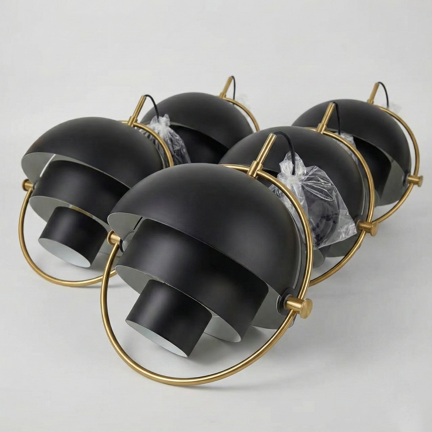 Multi-lite Rotatable Shade Pendant Light
