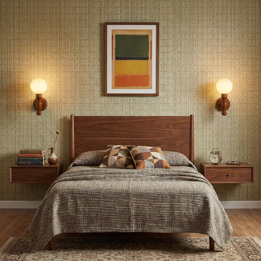 Muralett Candlestick Wood Wall Sconce