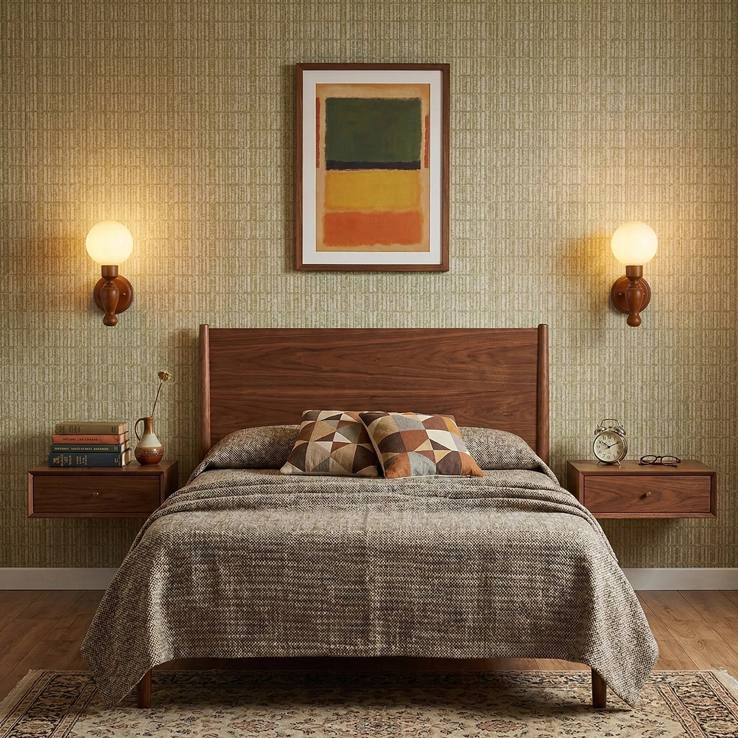 Muralett Candlestick Wood Wall Sconce
