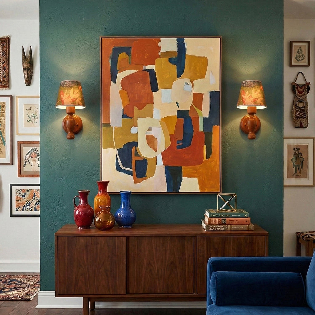 Muralett Candlestick Wood Wall Sconce