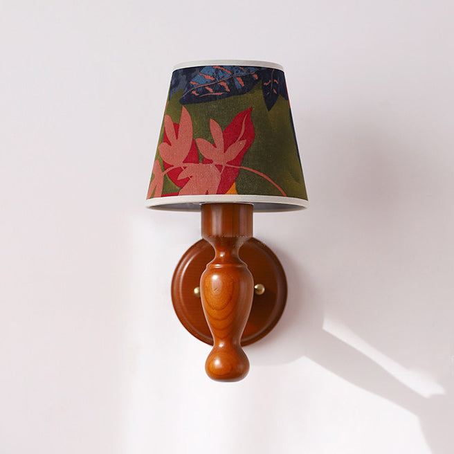 Muralett Candlestick Wood Wall Sconce