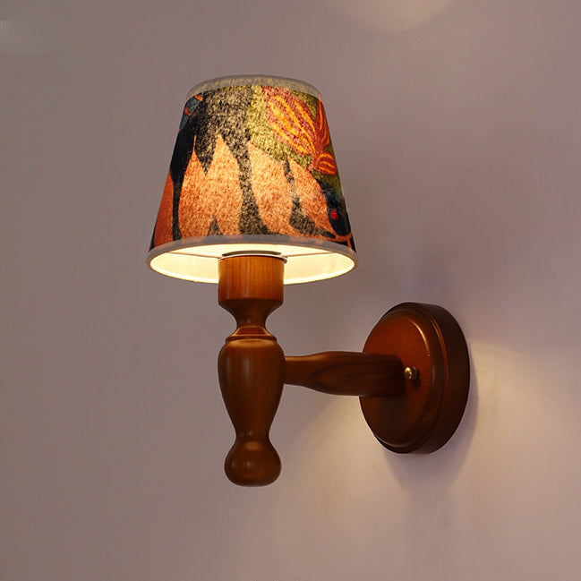 Muralett Candlestick Wood Wall Sconce