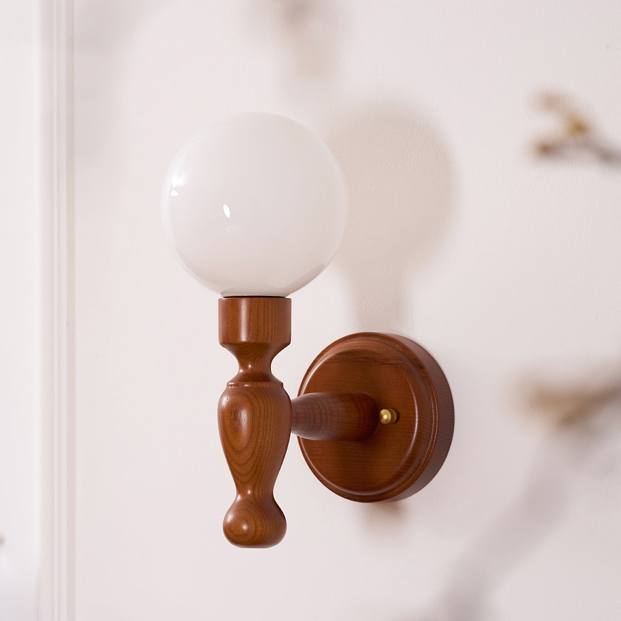 Muralett Candlestick Wood Wall Sconce