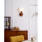 Muralett Candlestick Wood Wall Sconce
