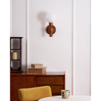 Muralett Candlestick Wood Wall Sconce