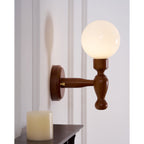 Muralett Candlestick Wood Wall Sconce
