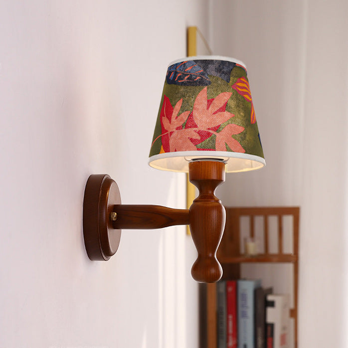 Muralett Candlestick Wood Wall Sconce