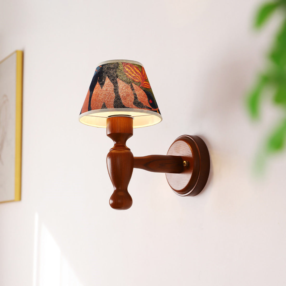 Muralett Candlestick Wood Wall Sconce
