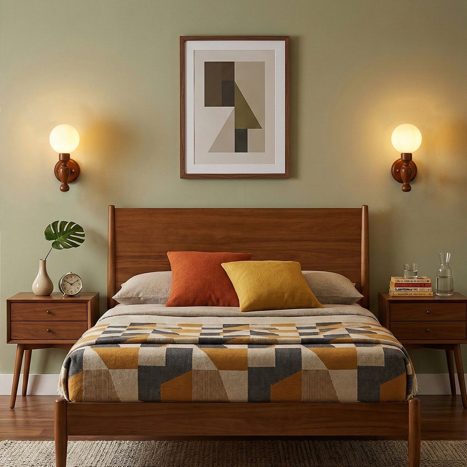Muralett Candlestick Wood Wall Sconce