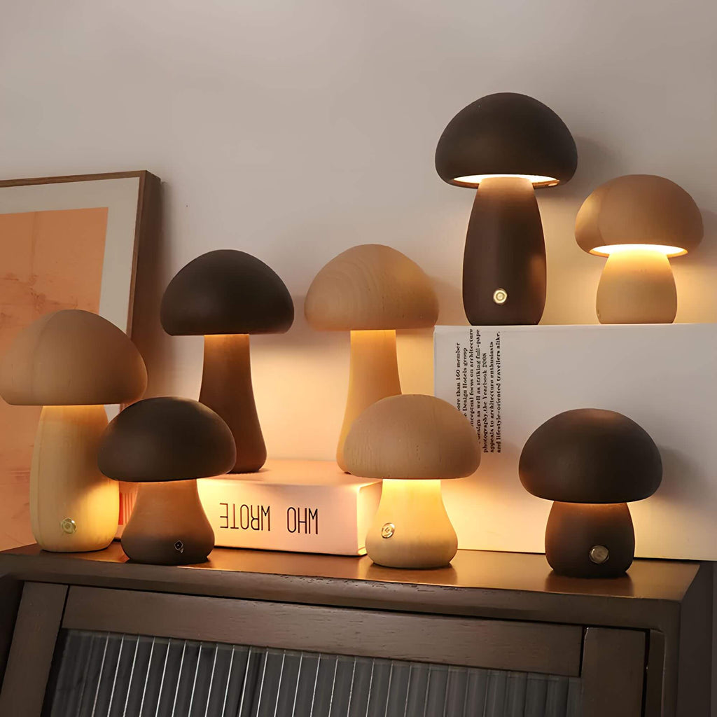 Mushglow: Wireless Table Lamp