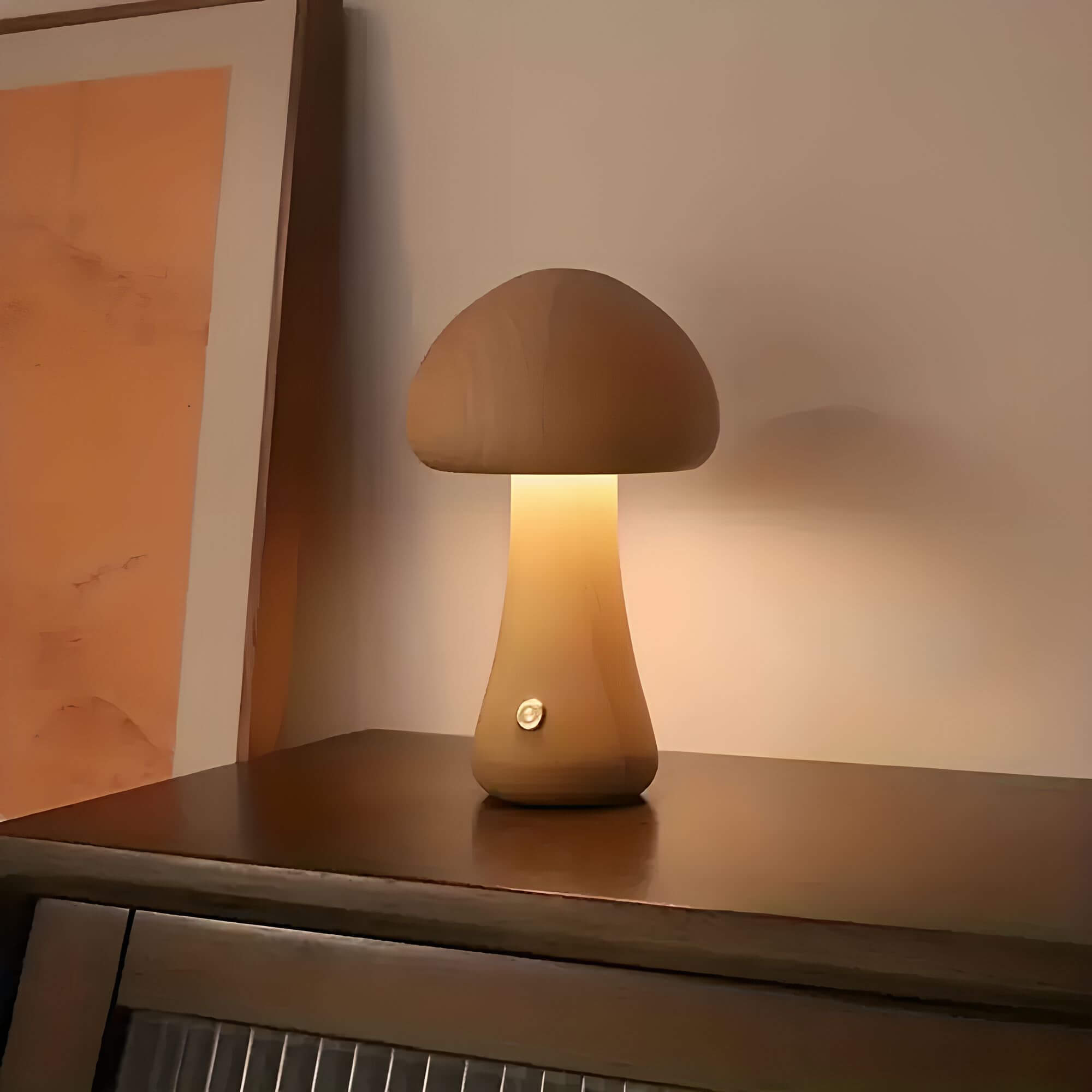Mushglow: Wireless Table Lamp