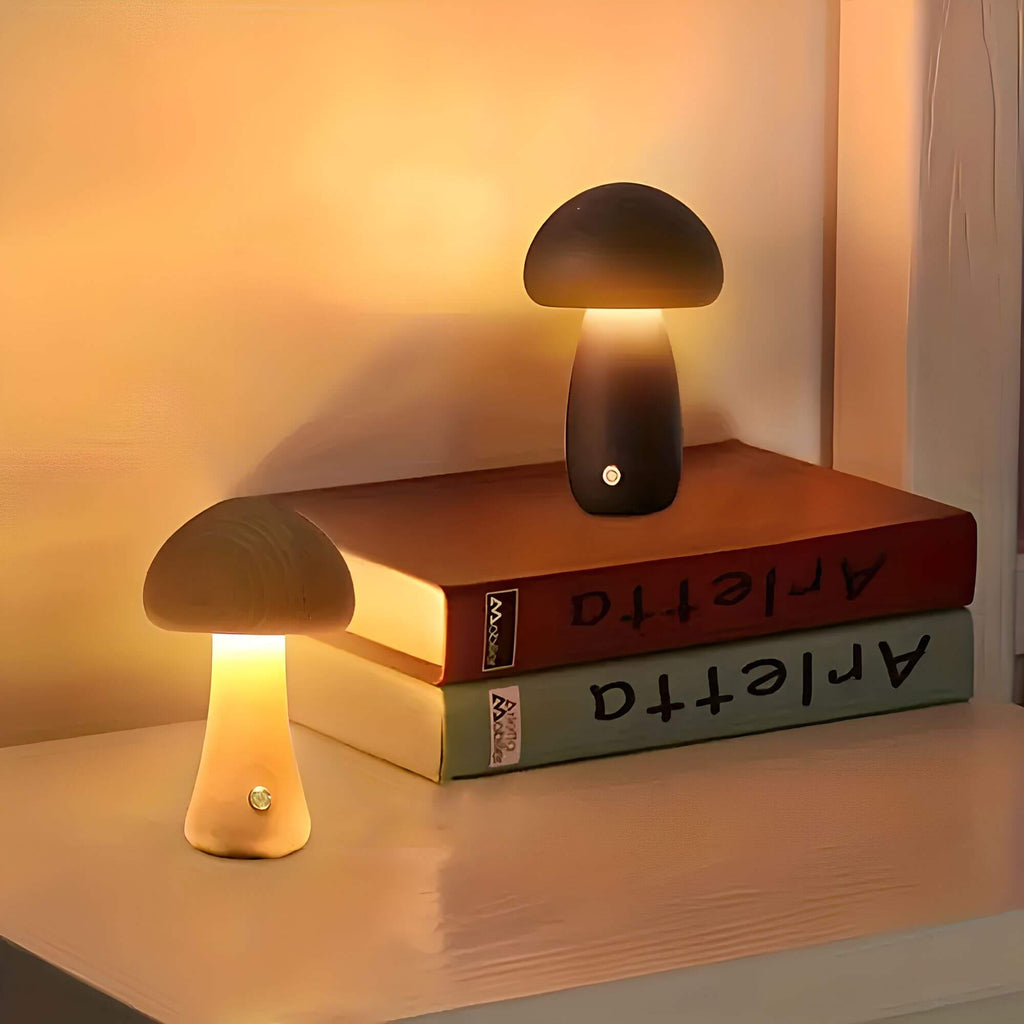 Mushglow: Wireless Table Lamp