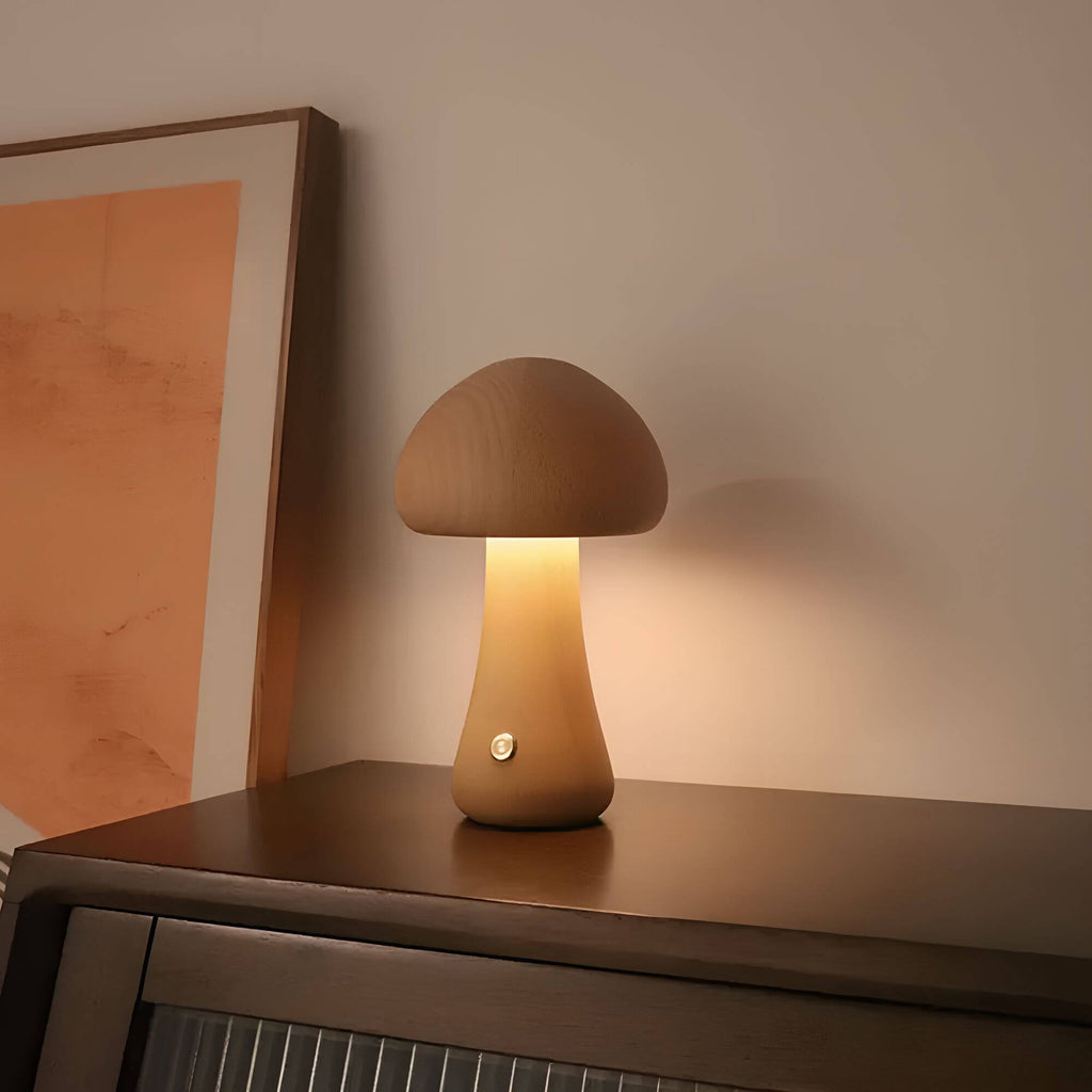 Mushglow: Wireless Table Lamp