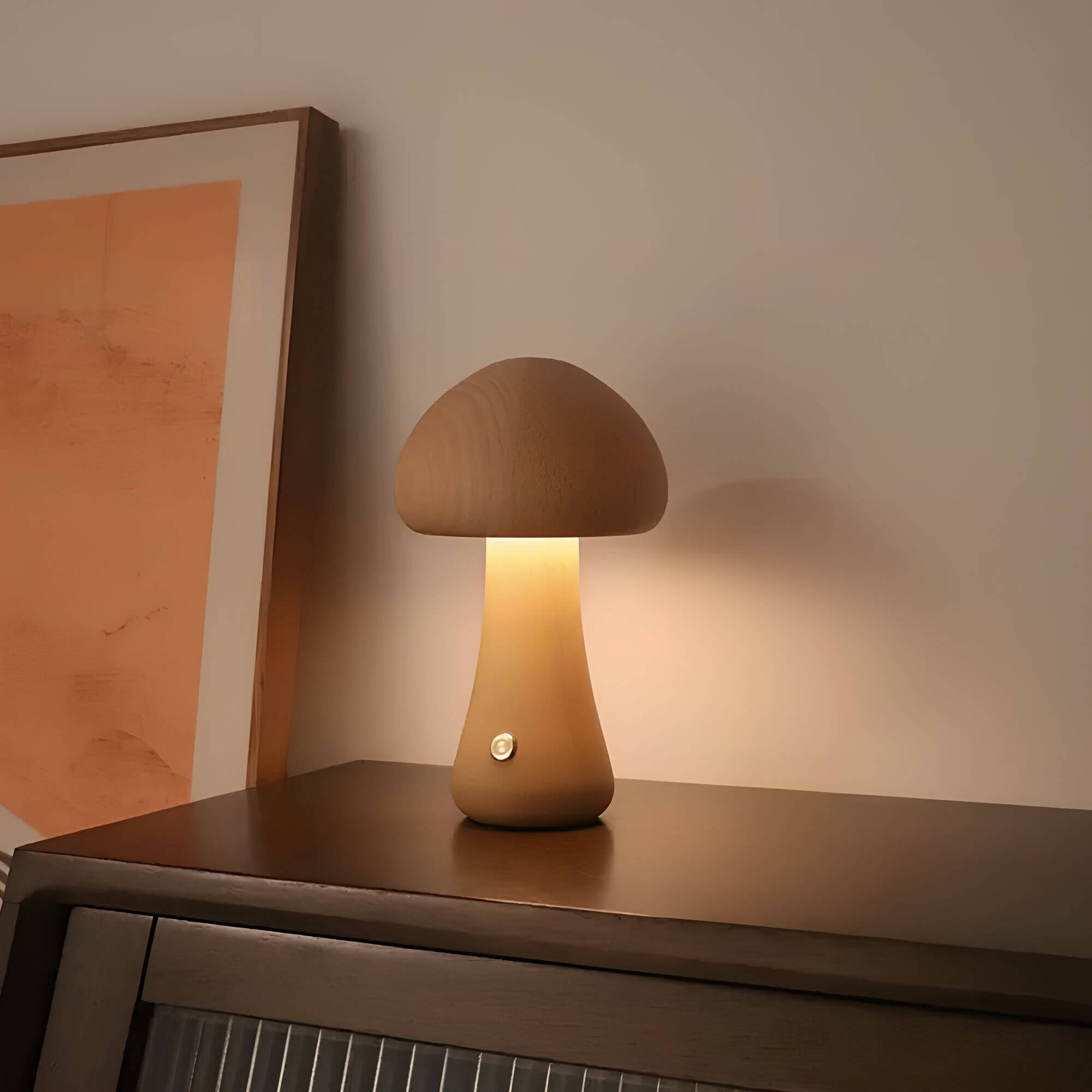 Mushglow: Wireless Table Lamp