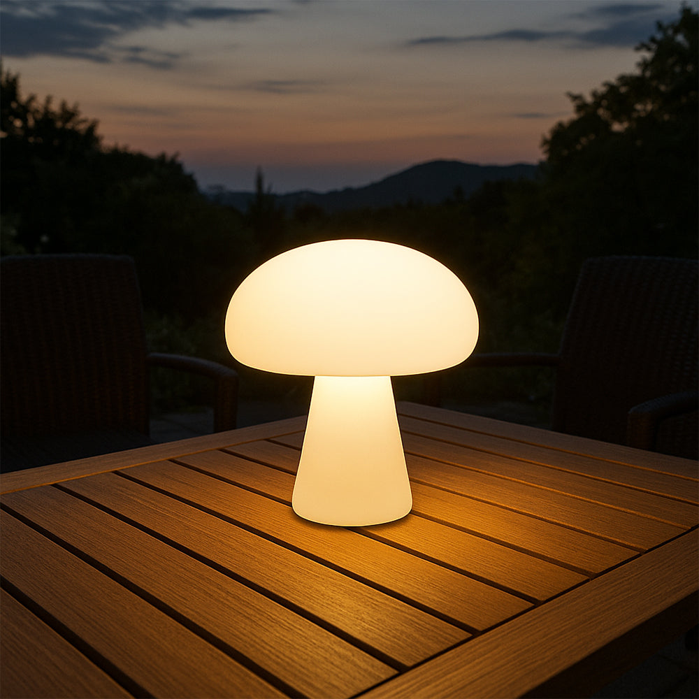 Modern Mushroom Table Lamp – Tri-Color LED Bedside Lamp