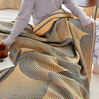 MuslinElegance: Reversible Cotton Blanket made of 4-layer Muslin – for Bedroom & Living Room