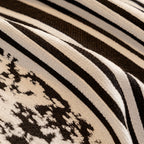 MusterOase: Sofa Cover in Modern Mosaic Line Design with Decorative Tassels & Durable Quality – for Sofa & Bedroom