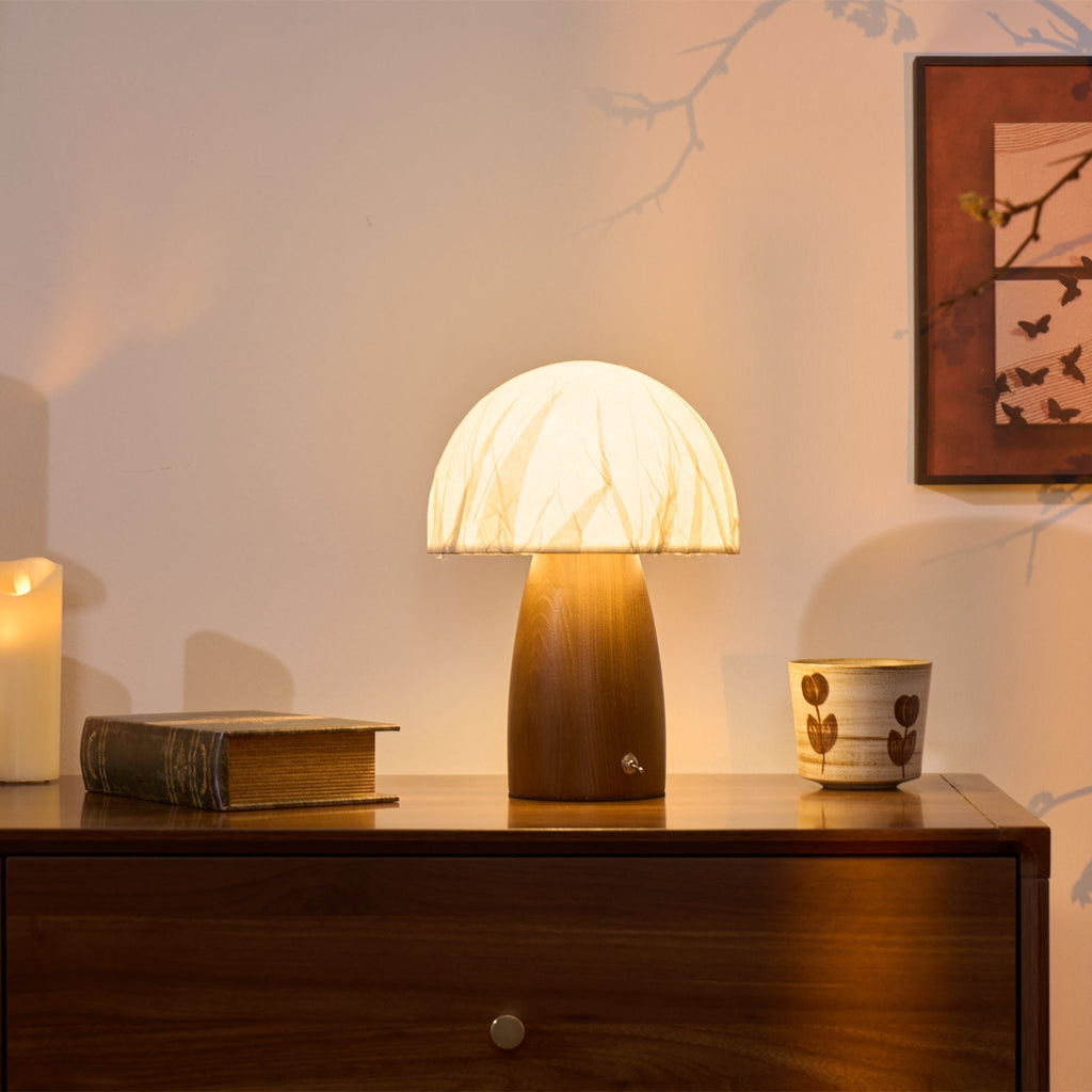 Mycera – Mushroom-shaped Table Lamp with Natural Appearance