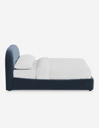 Nexa Platform Bed | Soft Upholstery, Sculpted Headboard