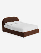 Nexa Platform Bed | Soft Upholstery, Sculpted Headboard