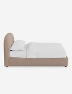 Nexa Platform Bed | Soft Upholstery, Sculpted Headboard