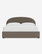 Nexus Platform Bed | Arched Headboard, Bespoke Upholstery