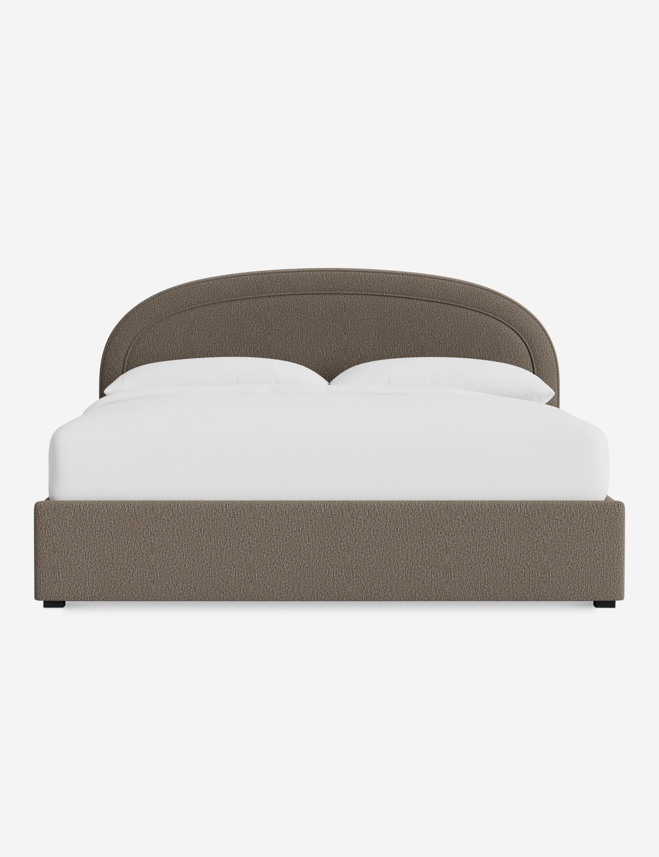 Nexus Platform Bed | Arched Headboard, Bespoke Upholstery