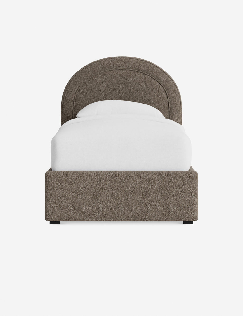 Nexus Platform Bed | Arched Headboard, Bespoke Upholstery