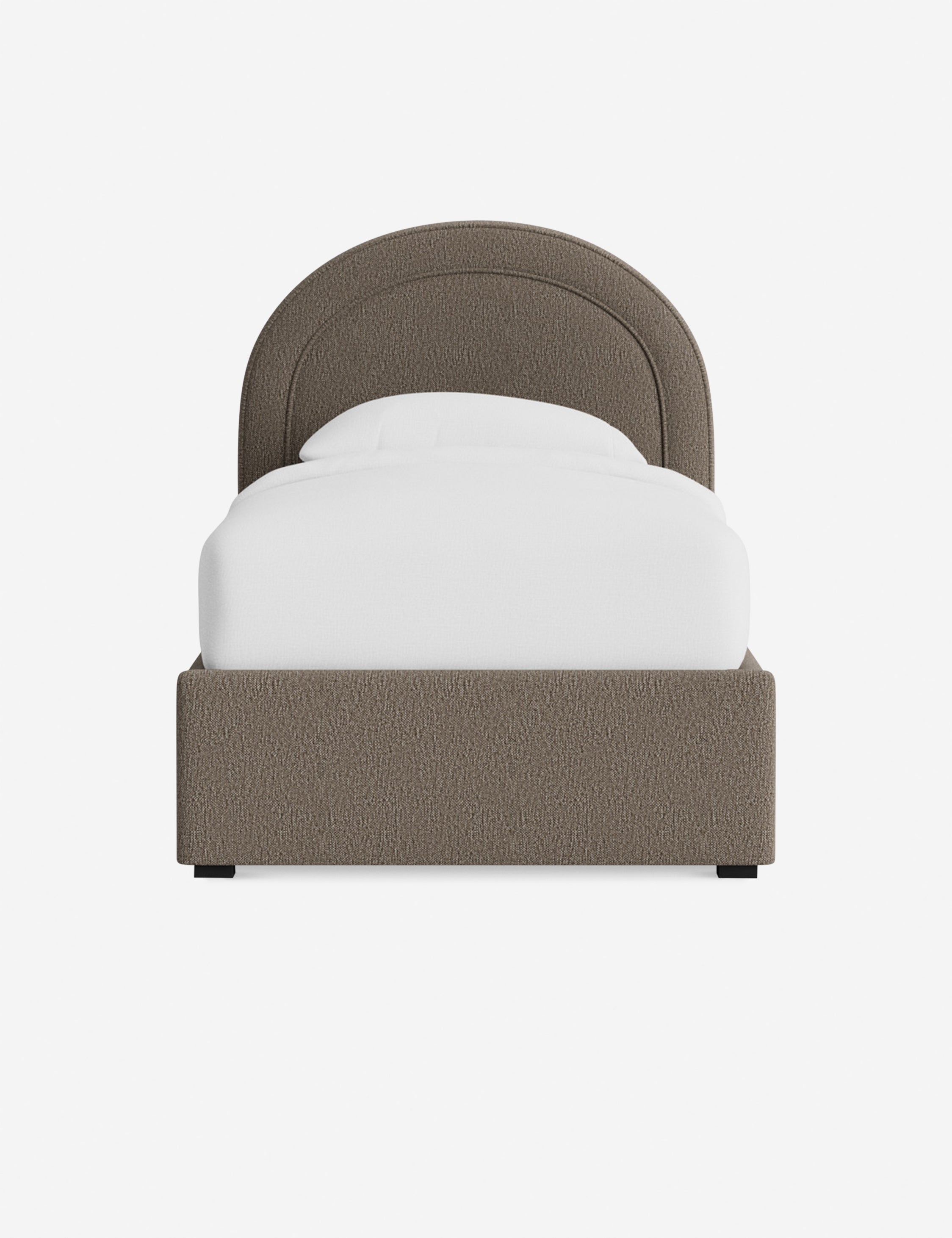 Nexus Platform Bed | Arched Headboard, Bespoke Upholstery
