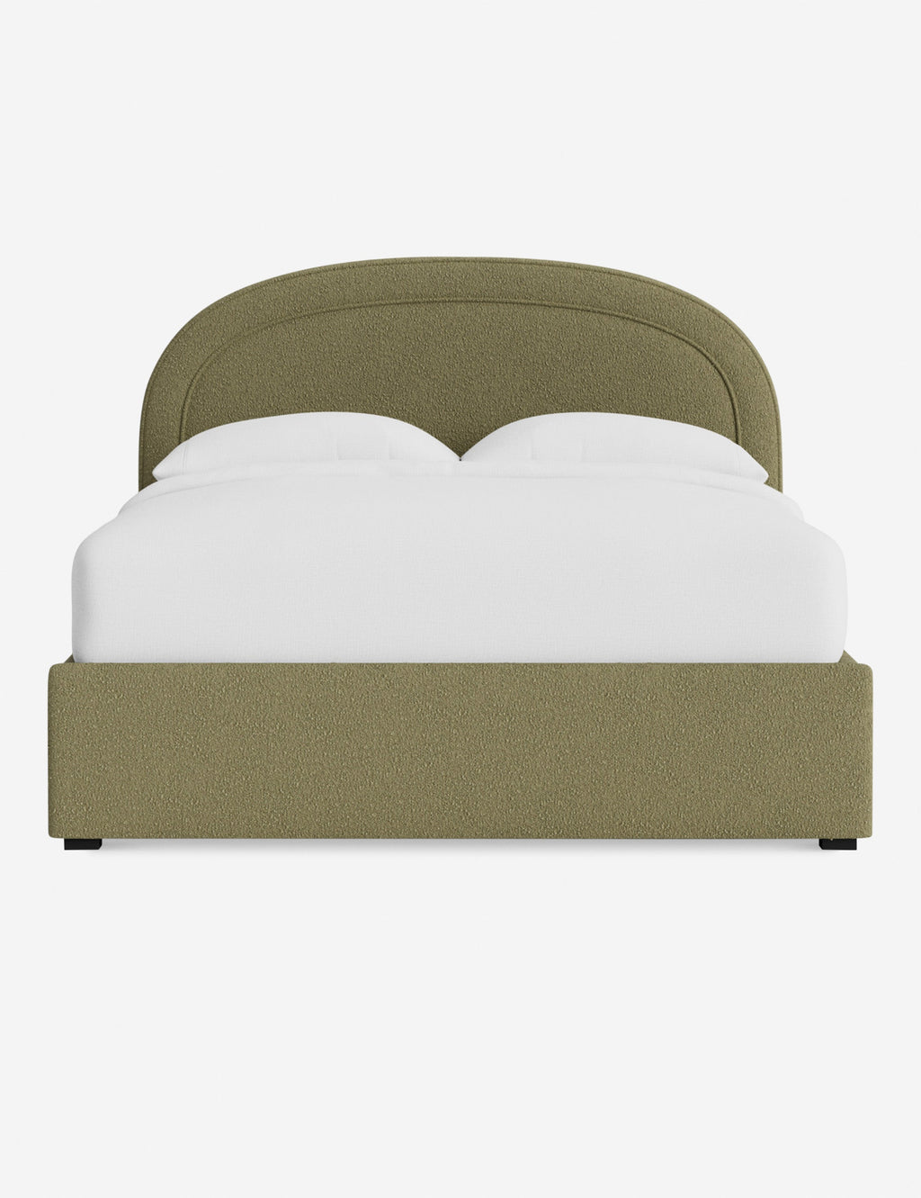 Nexus Platform Bed | Arched Headboard, Bespoke Upholstery