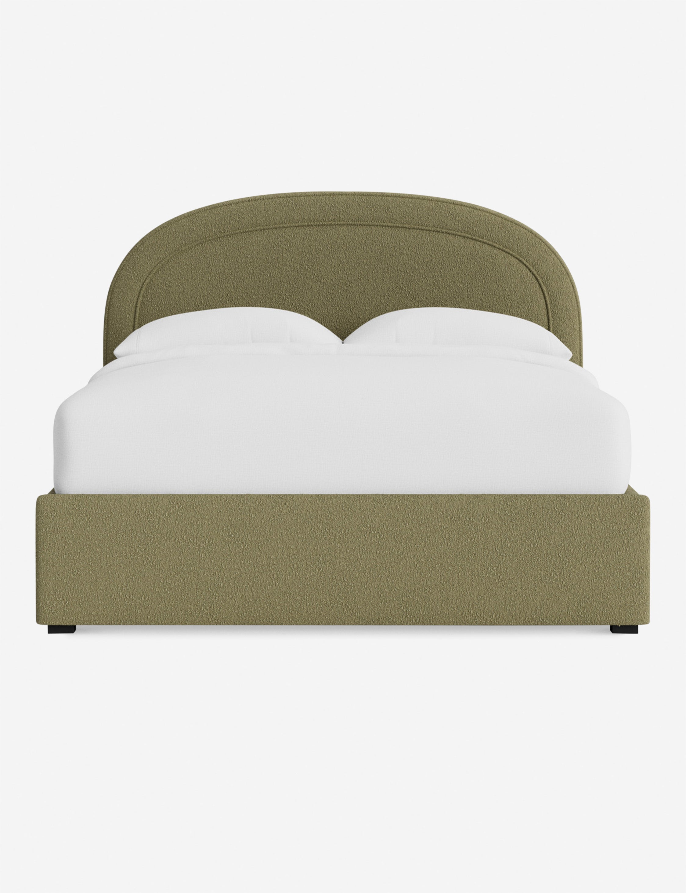 Nexus Platform Bed | Arched Headboard, Bespoke Upholstery