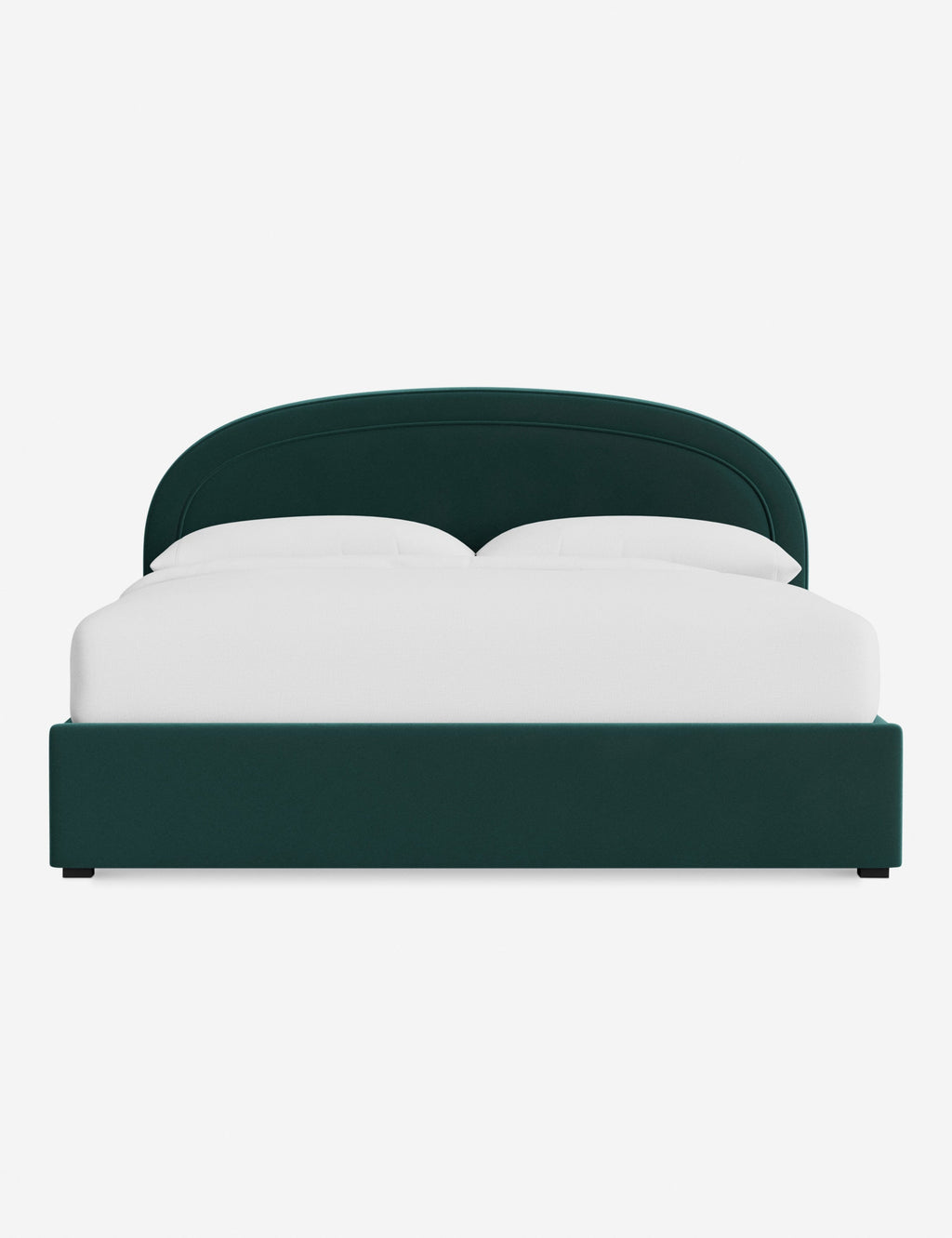 Nexus Platform Bed | Arched Headboard, Bespoke Upholstery
