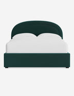 Nexus Platform Bed | Arched Headboard, Bespoke Upholstery