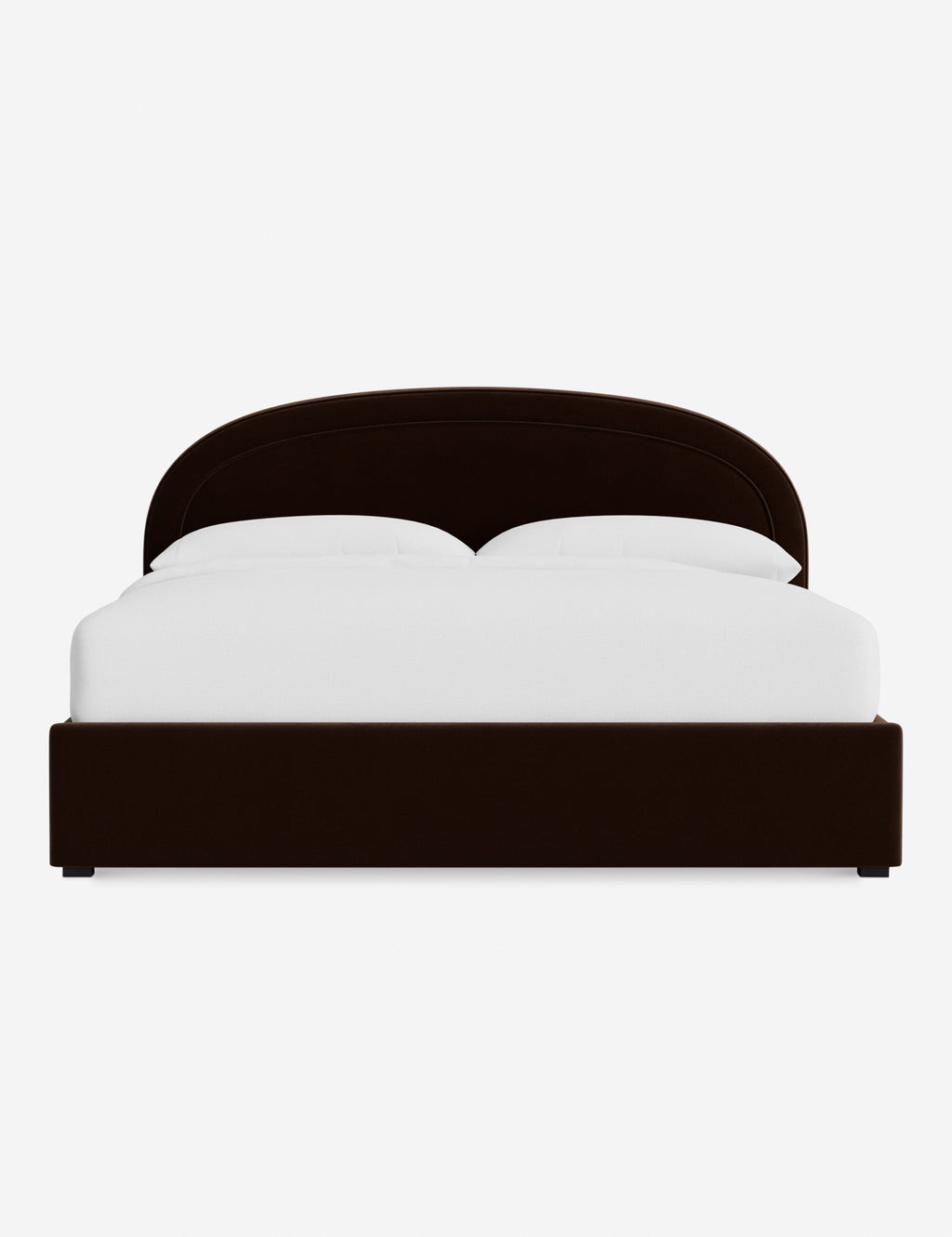 Nexus Platform Bed | Arched Headboard, Bespoke Upholstery