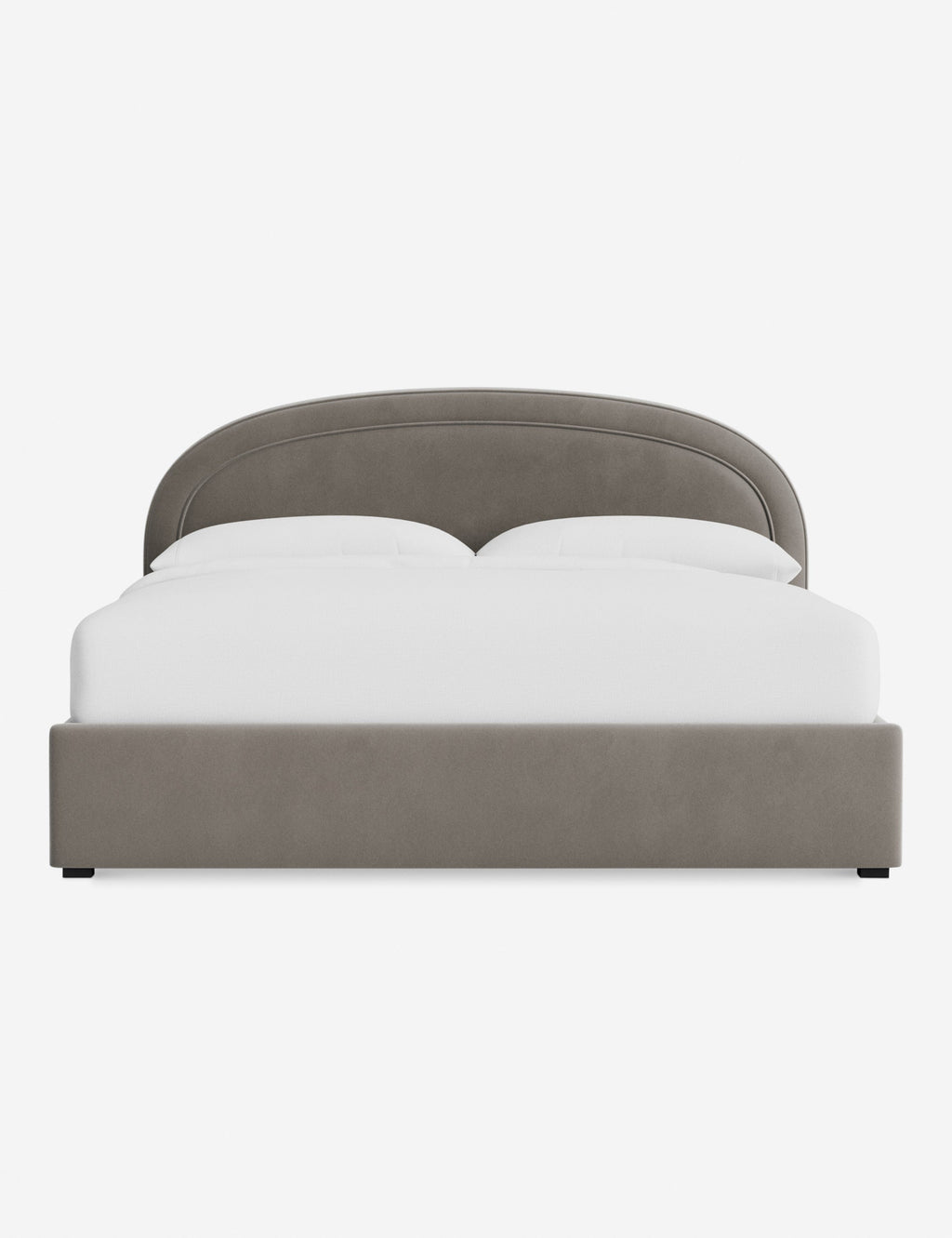Nexus Platform Bed | Arched Headboard, Bespoke Upholstery