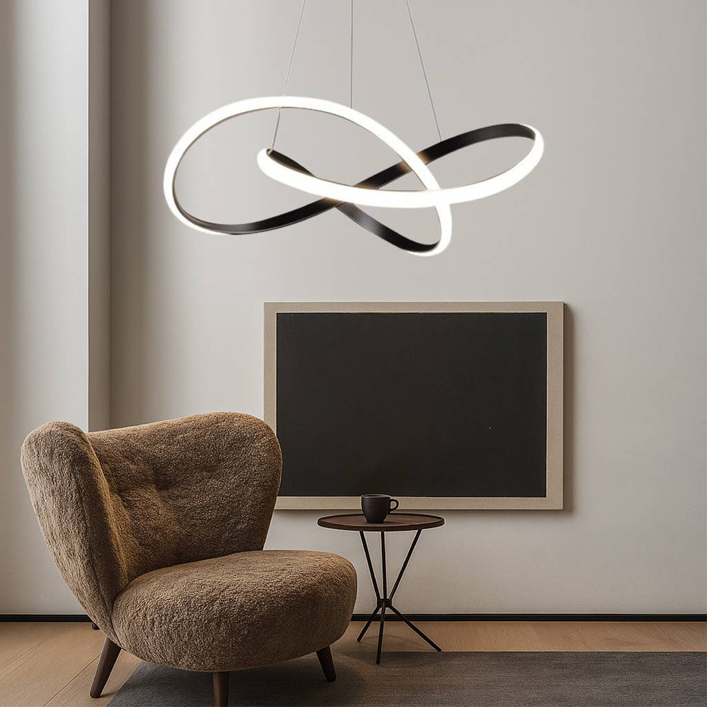 Camara - Modern Hanging Lamp Dining Room Aluminum Black