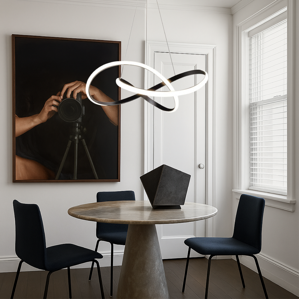 Camara - Modern Hanging Lamp Dining Room Aluminum Black