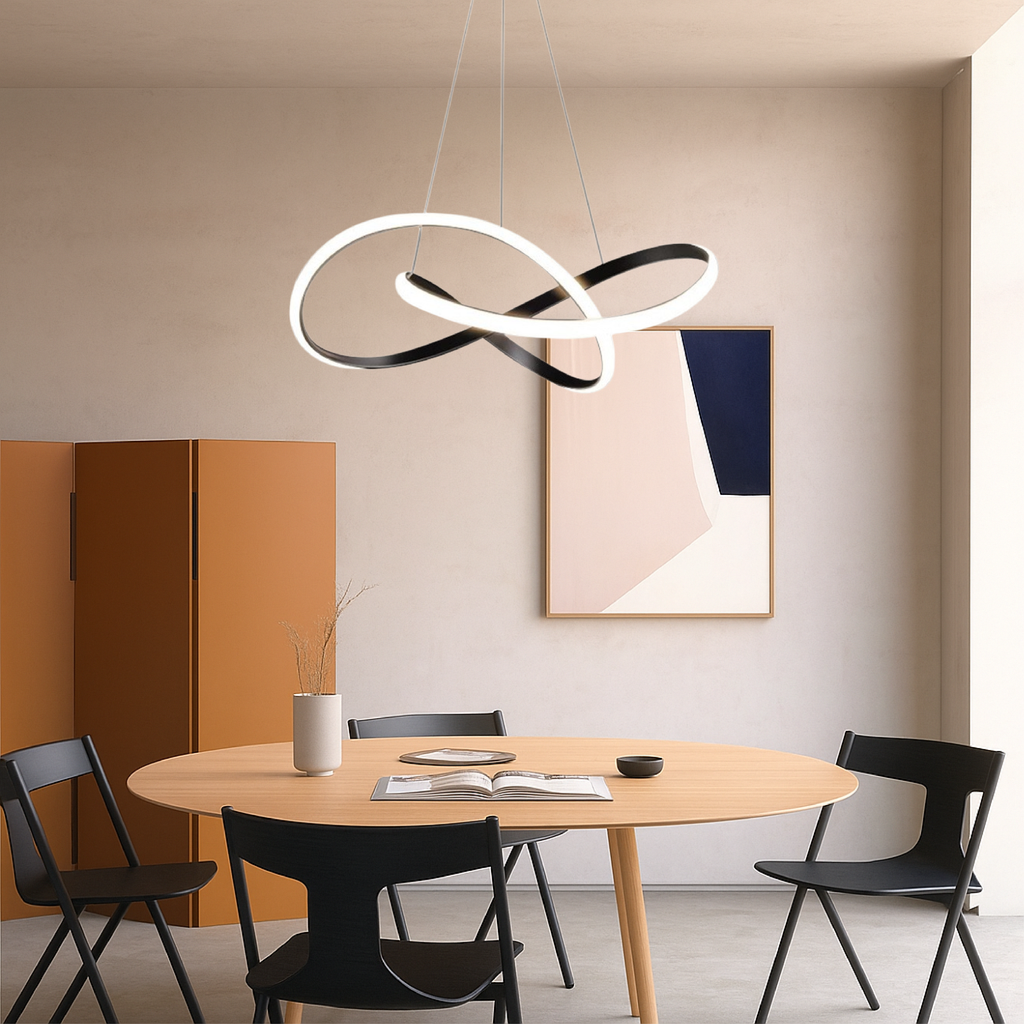 Camara - Modern Hanging Lamp Dining Room Aluminum Black