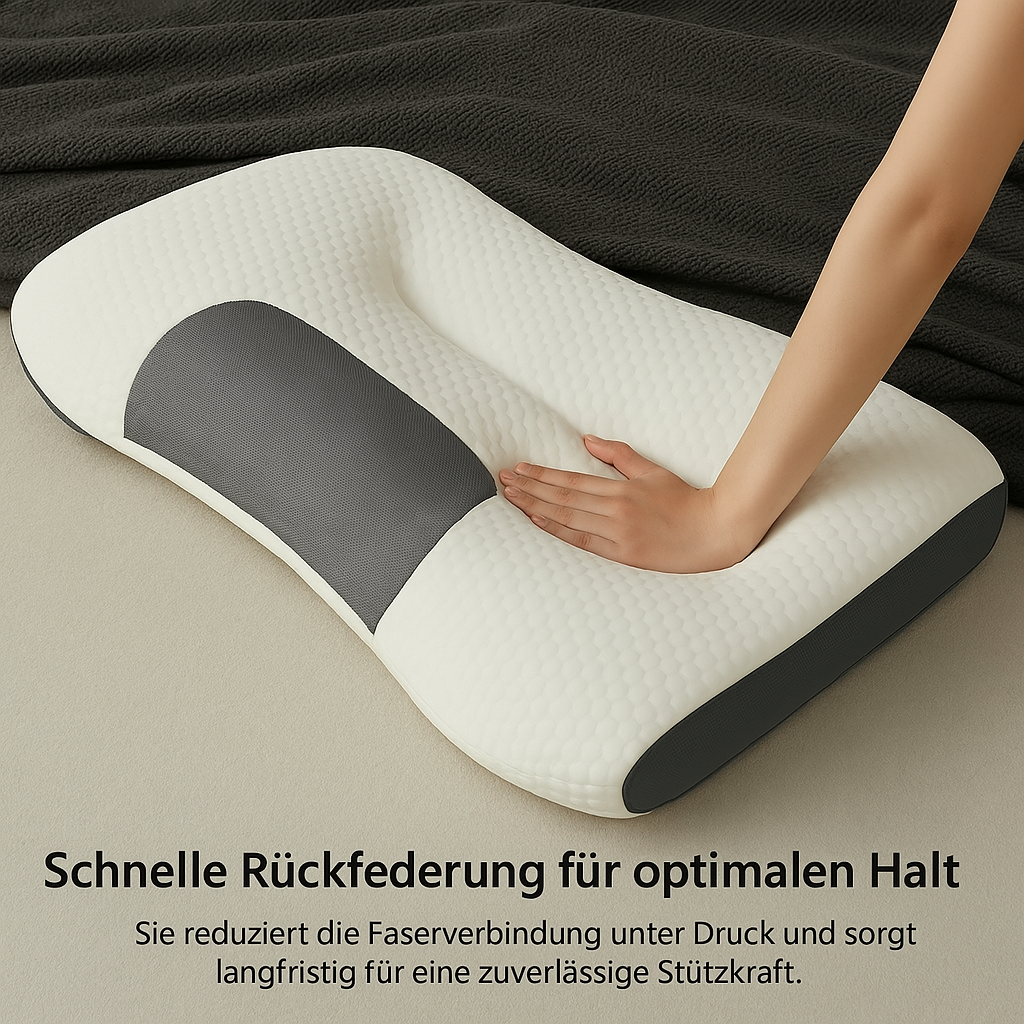 NackenRuhe: Orthopedic Sleeping Pillow – Memory Foam & Ergonomic Support for Healthy Sleep Posture
